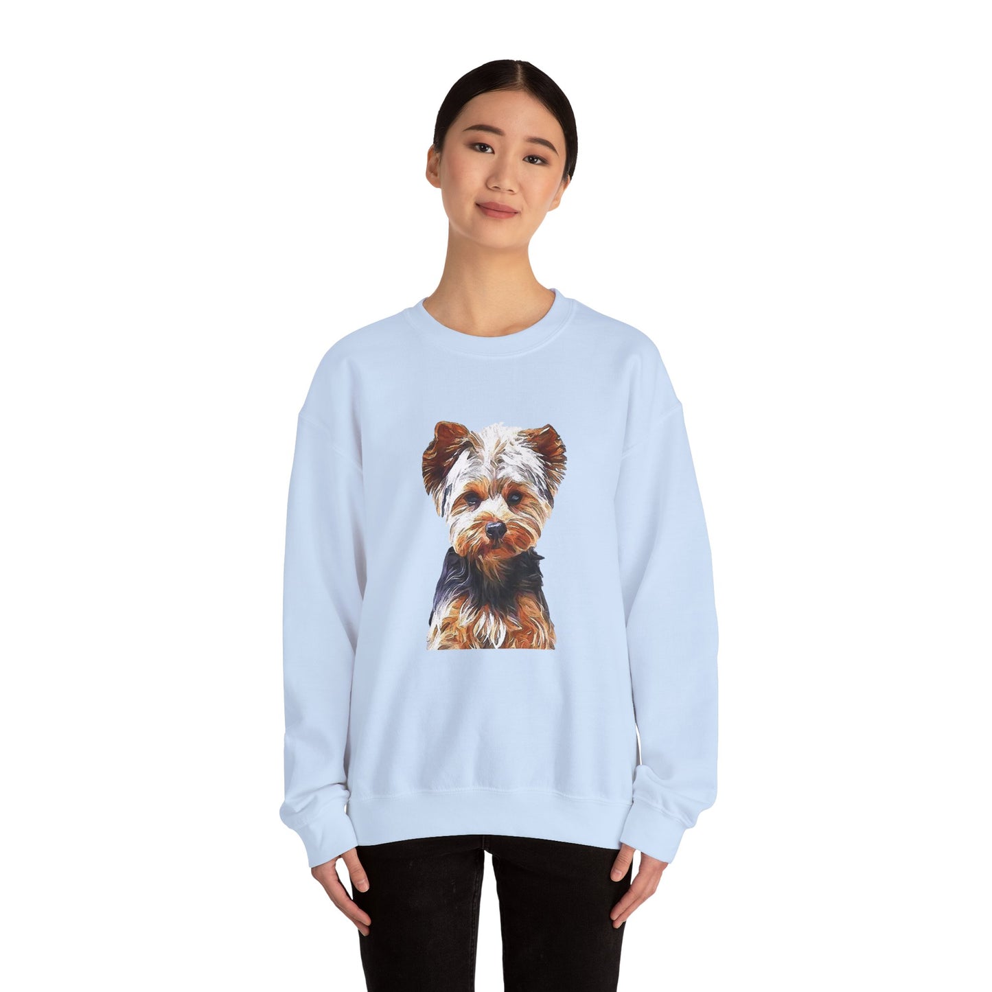 Yorkshire Terrier 'Lupis' Unisex Crewneck Sweatshirt