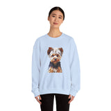 Yorkshire Terrier (Yorkie) 'Lupis' Unisex  50/50 Crewneck Sweatshirt