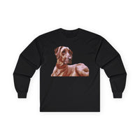 Rhodesian Ridgeback 'Thor' Unisex Cotton Long Sleeve Tee