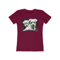 Maltese - Women's Slim Fit Ringspun Cotton T-Shirt