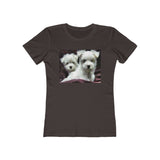 Maltese - Women's Slim Fit Ringspun Cotton T-Shirt