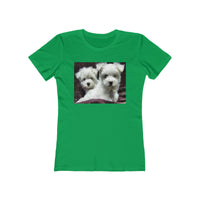 Maltese - Women's Slim Fit Ringspun Cotton T-Shirt