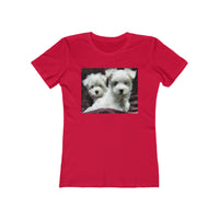 Maltese - Women's Slim Fit Ringspun Cotton T-Shirt