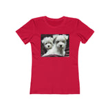Maltese - Women's Slim Fit Ringspun Cotton T-Shirt