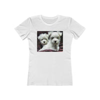 Maltese - Women's Slim Fit Ringspun Cotton T-Shirt