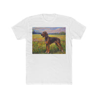 Plott Hound Men's Fitted Cotton Crew Tee