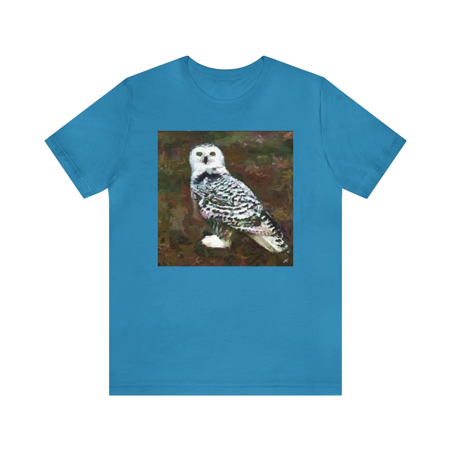 Snowy White Owl - -  Classic Jersey Short Sleeve Tee