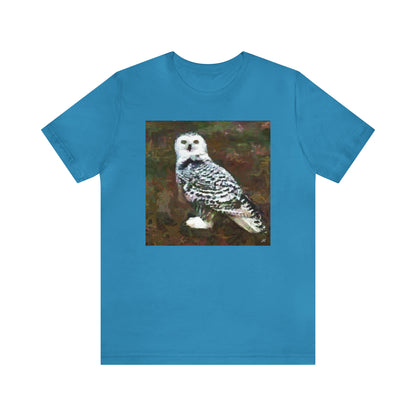 Snowy White Owl - -  Classic Jersey Short Sleeve Tee