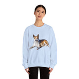 Norwegian Lundehund Unisex 50/50 Crewneck Sweatshirt by DoggyLips™