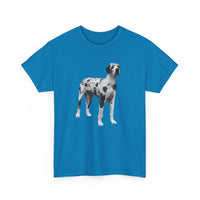 Harlequin Great Dane 'Zeus' Unisex Heavy Cotton Tee