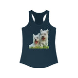 Charming West Highland Terrier Women's Racerback Tank