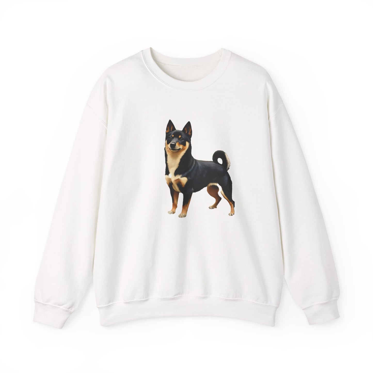 Black & Tan Shiba Inu Unisex 50/50 Crewneck Sweatshirt