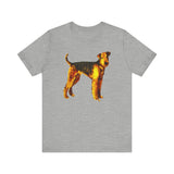 Airedale Terrier 'Lucy' Unisex Jersey Short Sleeve Tee