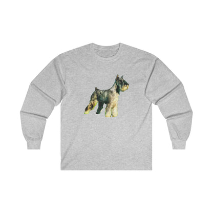 Schnauzer - Unisex Cotton Long Sleeve Tee