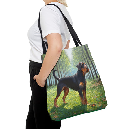 Jagdterrier Polyester Tote Bag: A Hunter's Companion
