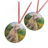 Soft Coated Wheaten Terrier Metal Ornaments