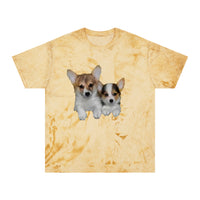 Welsh Corgi 'Cousins' Color Blast T-Shirt by DoggyLips™