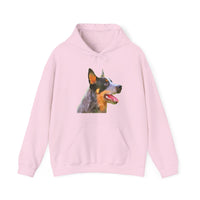 Elegant Blue Heeler Unisex Hooded Sweatshirt