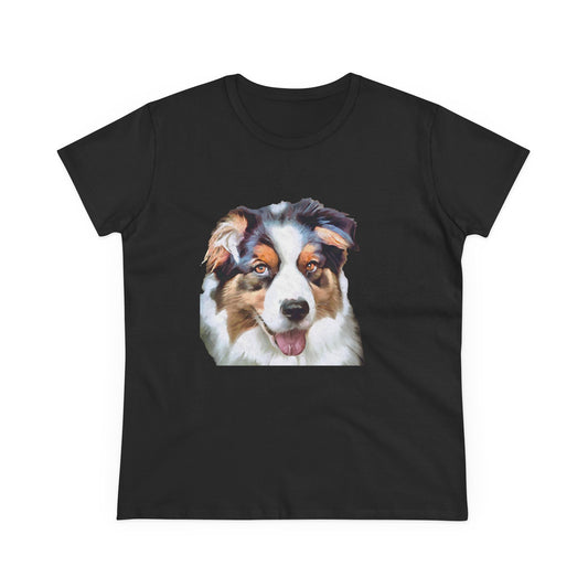 Australian Shepherd - Blue Merle Women's Midweight Cotton Tee