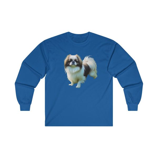 Japanese Chin Classic Cotton Long Sleeve Tee