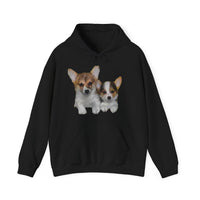 Welsh Corgi 'Cousins' Unisex 50/50 Hoodie