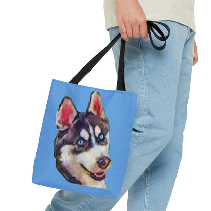Siberian Huskie 'Iditarod' AOP Tote Bag