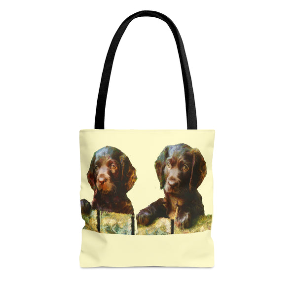 Exquisite Boykin Spaniels Fine Art Painting Tote Bag