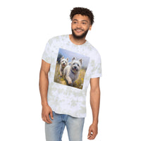 Cairn Terriers - Unisex  Fashion Tie-Dyed T-Shirt