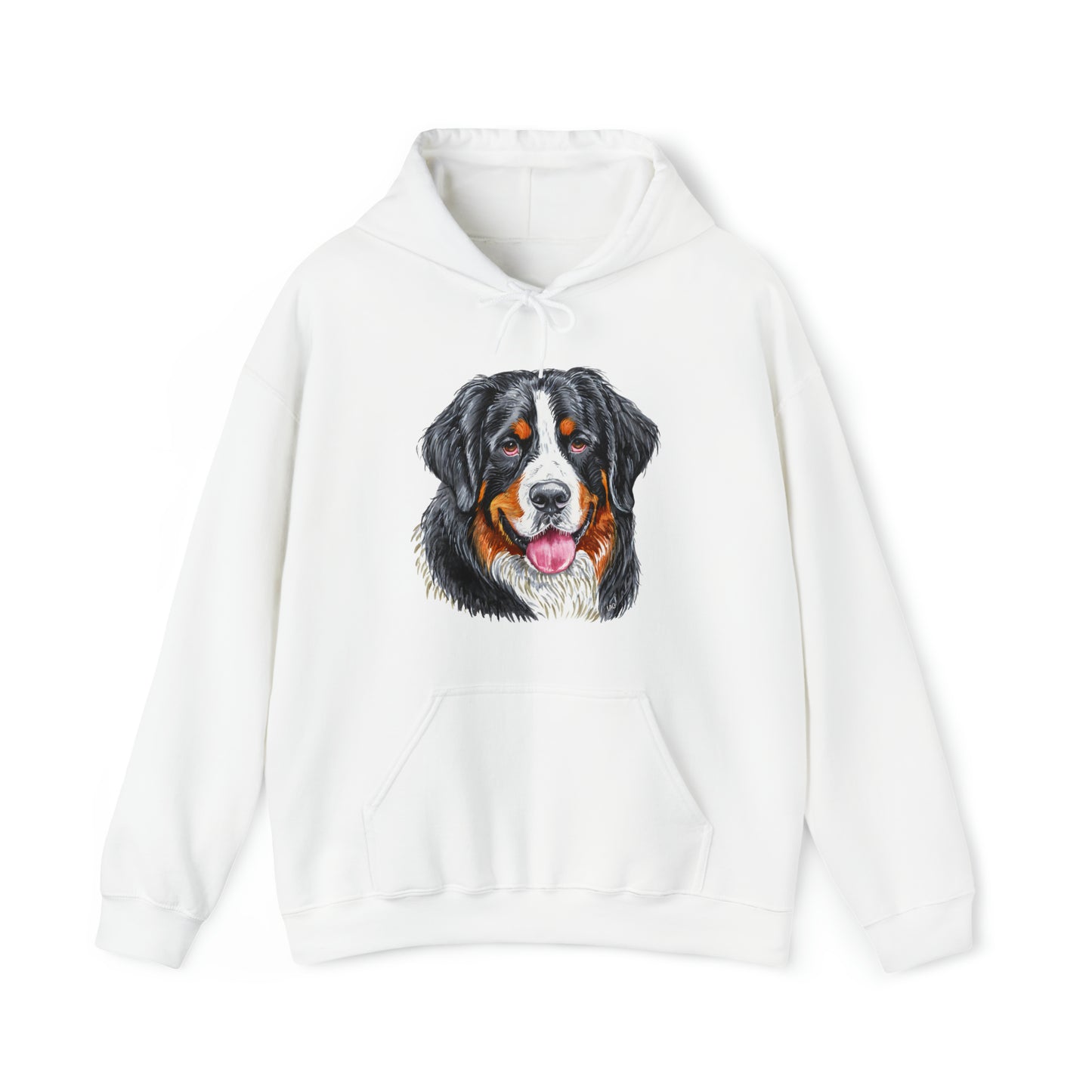 Bernese Mountain Dog #2 Unisex 50/50 Hooded Sweatshirt