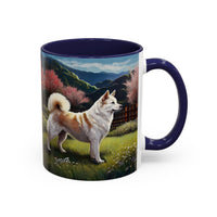 Kishu Ken - Ceramic Accent Coffee Mug (11, 15oz)