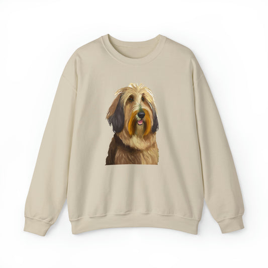 Opulent Comfort Bergamasco Sheepdog Unisex 50/50 Crewneck Sweatshirt