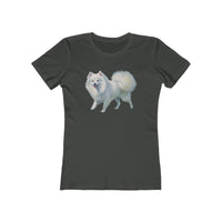 Japanese Spitz - Women's Slim Fit Ringspun Cotton Tee