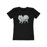 Japanese Spitz - Women's Slim Fit Ringspun Cotton Tee