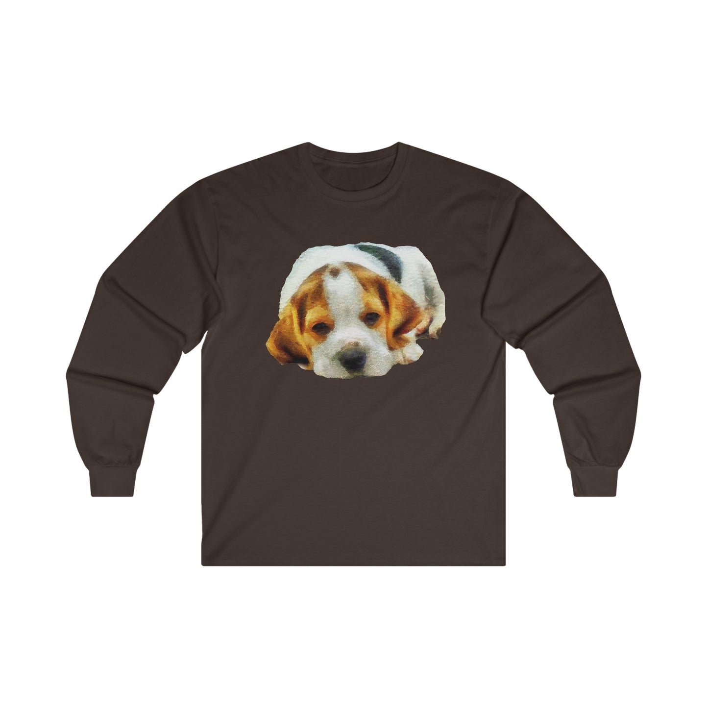 English Foxhound 'Sasha' Unisex Cotton Long Sleeve Tee