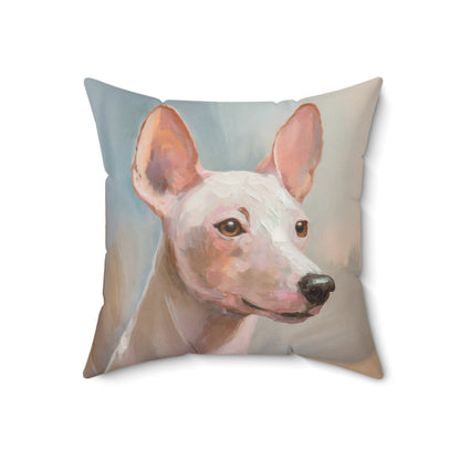 Xoloitzcuintli 'Mexican Hairless' Polyester Throw Pillow