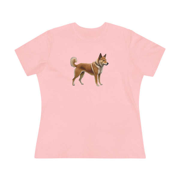 Shikoku - Japanese Hunting Dog - Women's Relaxed Fit Cotton Tee