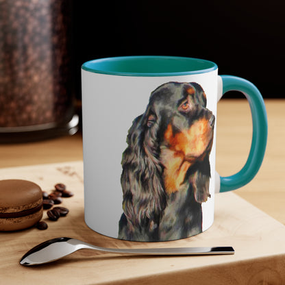 Gordon Setter Accent Coffee Mug, 11oz - Sip in Style!