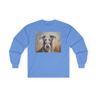 Scottish Deerhound Cotton Long Sleeve Tee