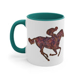 Race Horse Accent Coffee Mug, 11oz