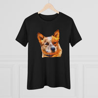 Red Heeler - Australian Cattle Dog Women's Relaxed Fit Cotton Tee