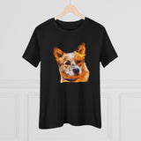 Red Heeler - Australian Cattle Dog Women's Relaxed Fit Cotton Tee