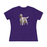 English Setter #4 - Women's Relaxed Fit Cotton Tee