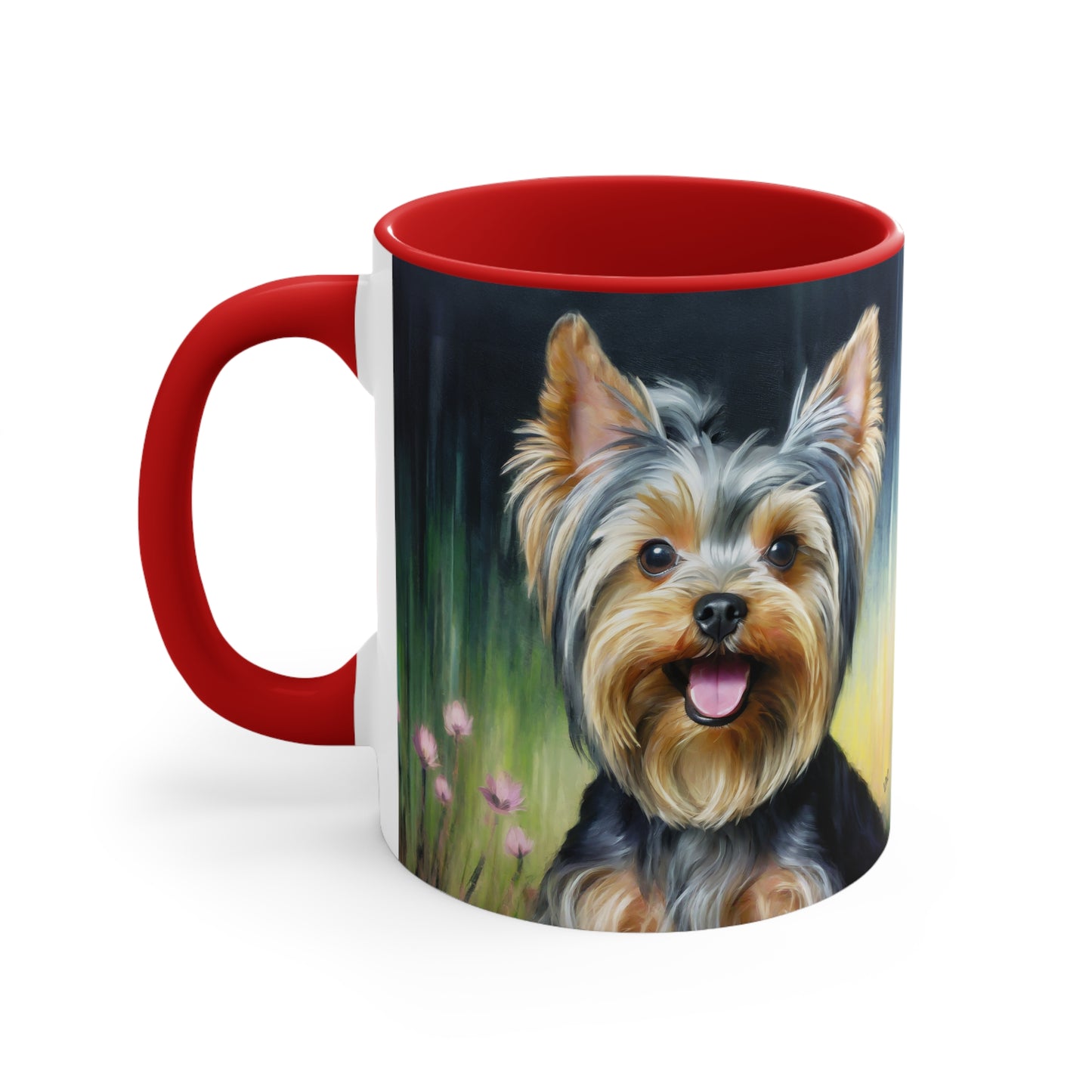 Yorkie #3 11oz Ceramic Accent Mug