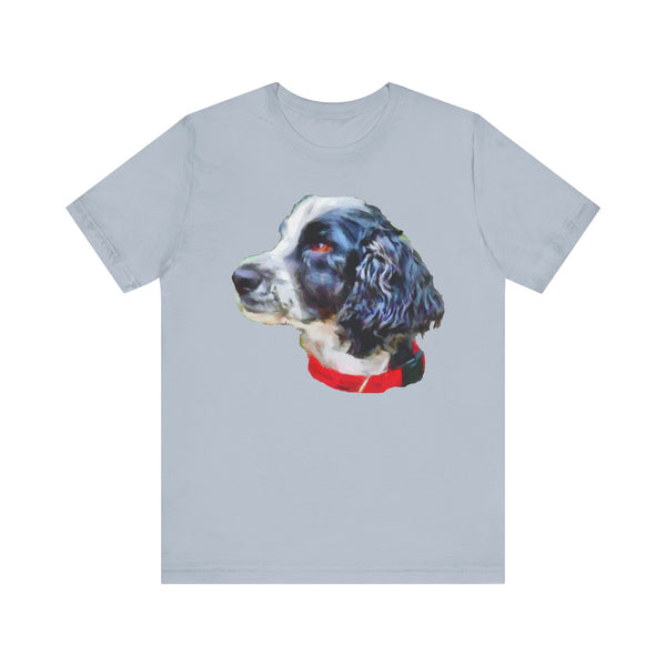 English Cocker Spaniel 'Tango' Unisex Jersey Short Sleeve Tee