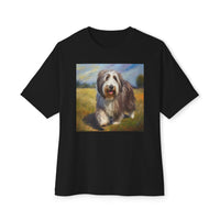 Bearded Collie Unisex Oversized Boxy T-Shirt