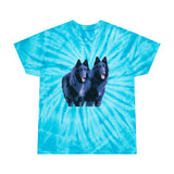 Belgian Shepherds  --  Unisex Cotton Tie-Dye Tee, Cyclone