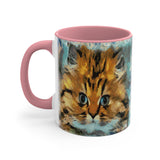 Fat Cat Ceramic Accent Coffee Mug, 11oz