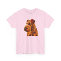 Irish Terrier 'Jocko' Unisex Heavy Cotton Tee