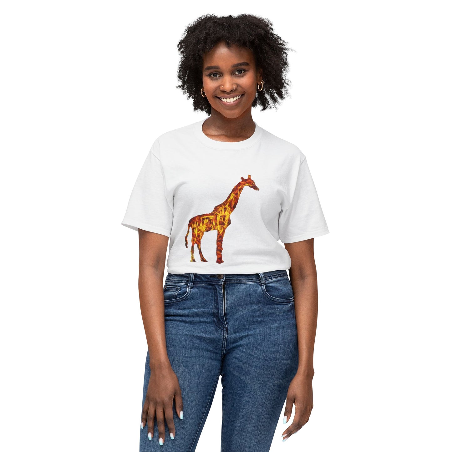 Giraffe Unisex Pre-Shrunk Jersey Cotton Tee