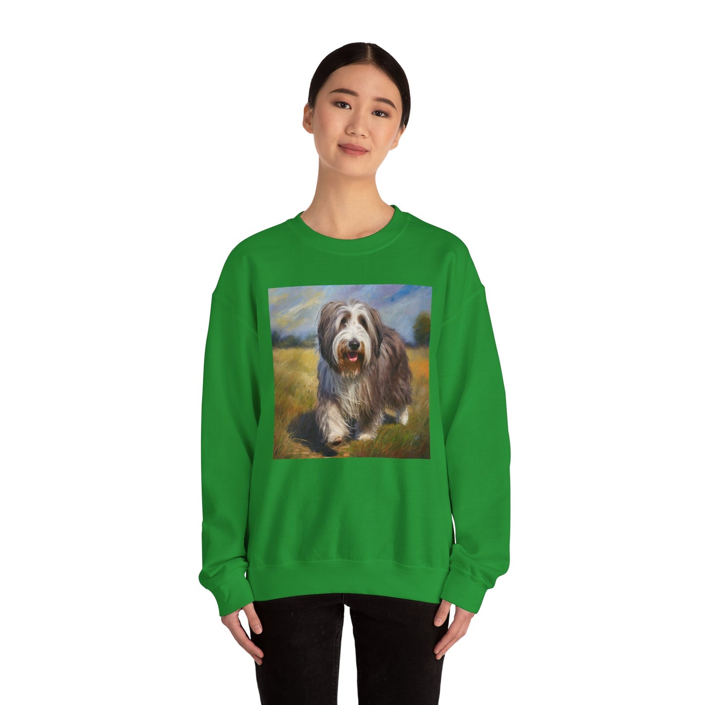 Bearded Collie Charm Crewneck Sweatshirt